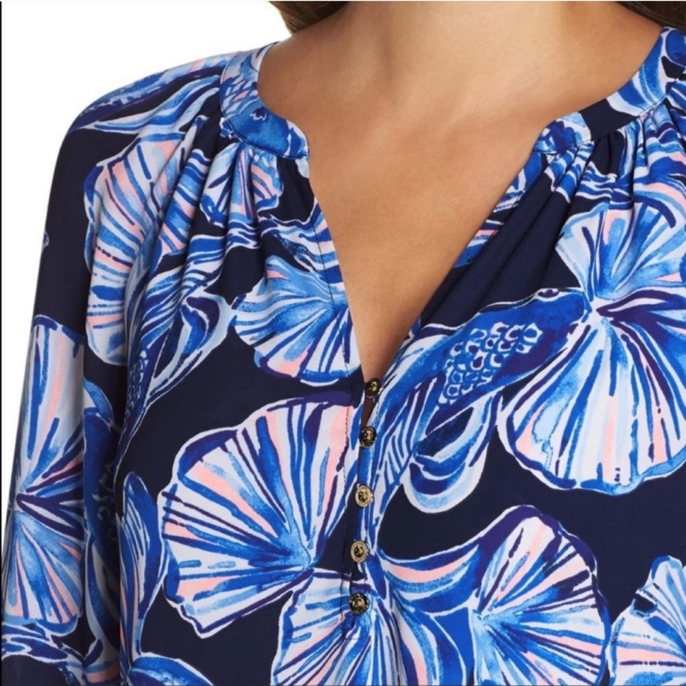 Lilly Pulitzer Blue Brynle Shift Dress - Picture 2 of 7